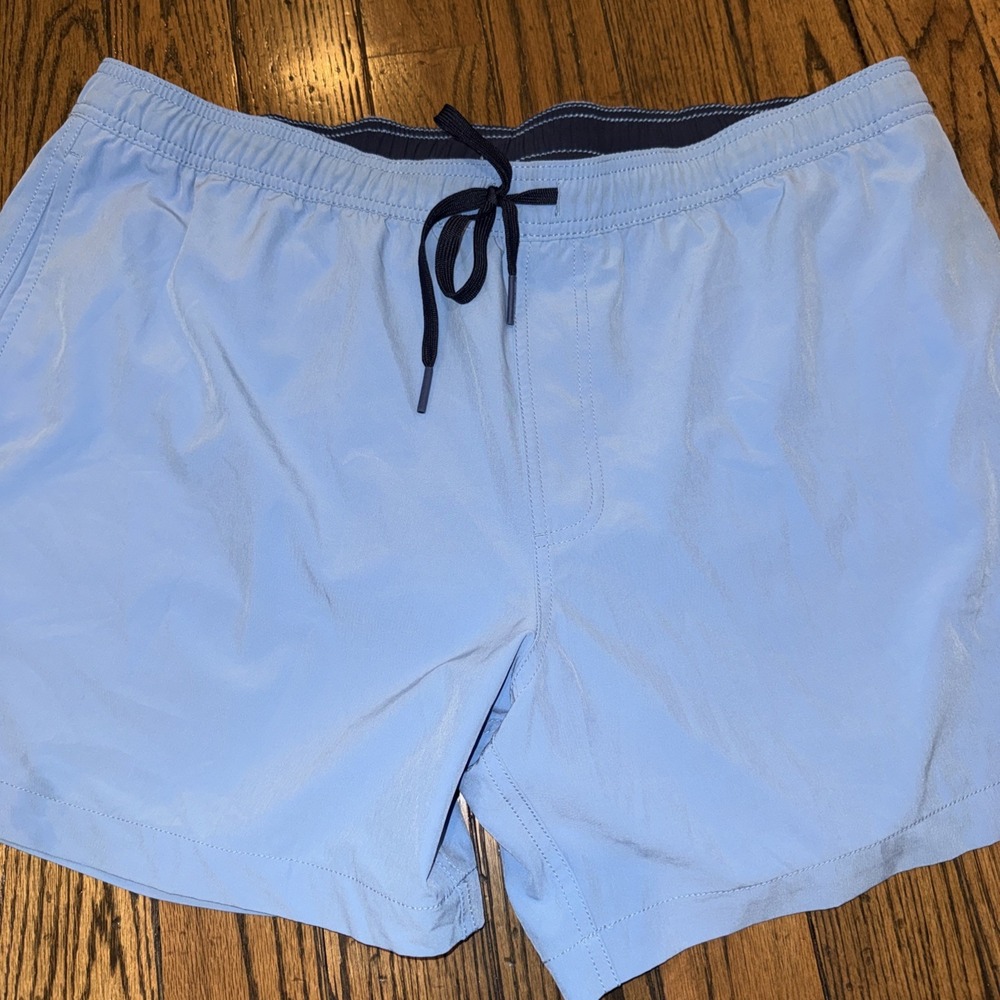 Southern Tide Men's XXL Blue Swim Trunks Mesh Lined 5.5" Elastic Drawstring